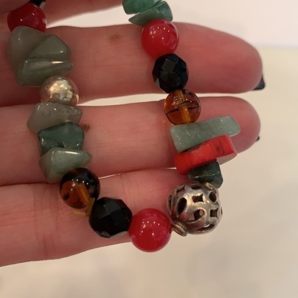 💐5/25 natural stone red sponge coral colorful - Picture 5 of 7